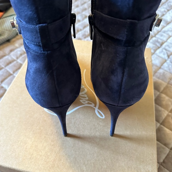 Christian Louboutin Suede Boots Size 38 - Picture 6 of 7
